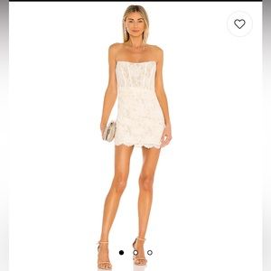 NBD Belladonna Mini Dress in Ivory - brand new